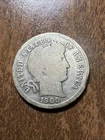 1900-S Barber Liberty Head Dime 90% silver Actual coin Good Coin