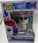 Funko POP! Disney Pixar Inside Out Rainbow Unicorn #514 Vinyl Figure DAMAGED BOX