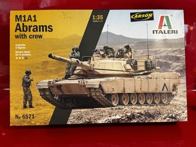 Italeri 6571 M1A1 Abrams with crew 1:35 OVP