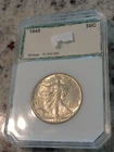 1945 Walking Liberty Half Dollar (Old PCI Holder) Circulated