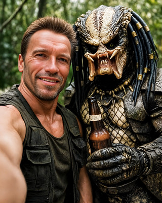 Arnold Schwarzenegger Predator 8x10 Reprint