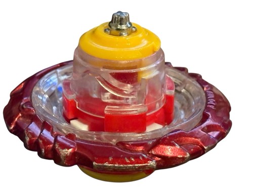Beyblade Auldey Infinity Nado Spinning Metal Red Yellow - Picture 15 of 19