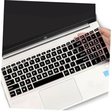 Keyboard Cover for 2026 2025 2024 HP 15.6 inch Laptop 15-fc 15-fd Series, Black