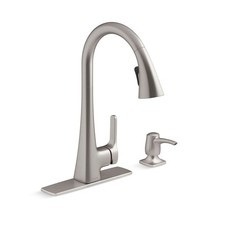 KOHLER R22867-SD-VS Maxton Pull-Down Kitchen Faucet, Vibrant Stainless