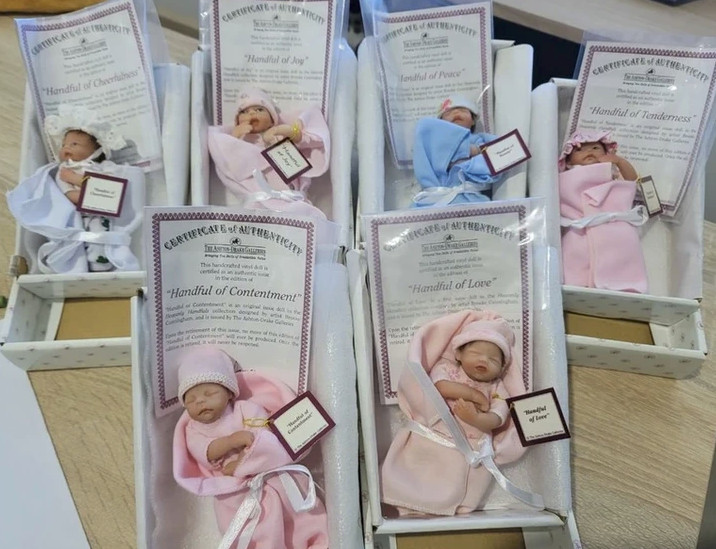 Poupées reborn Ashton Drake de 15cm mini bébé réaliste en silicone