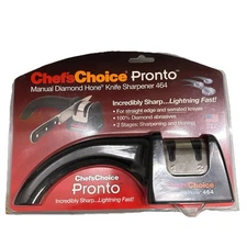 Chef's Choice Manual Diamond Hone Knife Sharpener 2 Stage 464