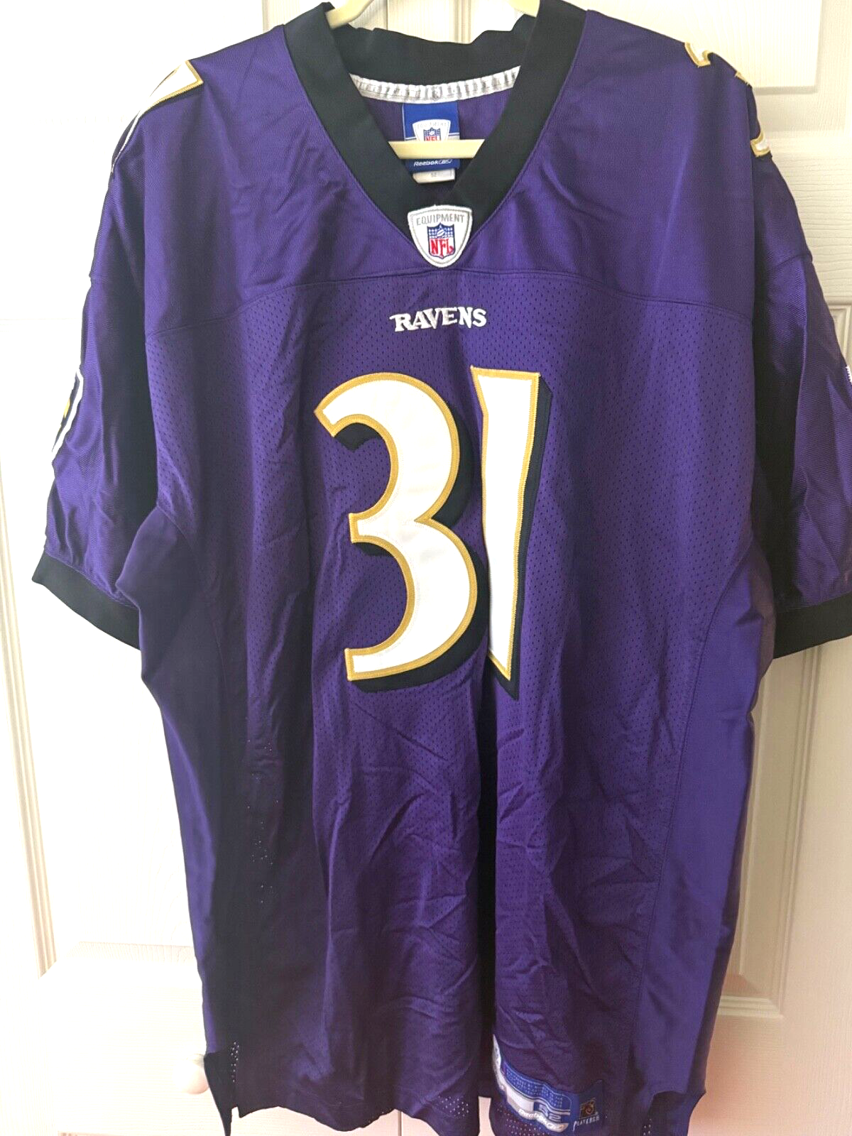 BALTIMORE RAVENS JAMAL LEWIS JERSEY/XL-52/STITCHED!!/NEW!!