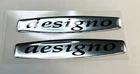 2pcs x Designo sticker (100x19mm)  3D Domed decals, Domed sticker for car