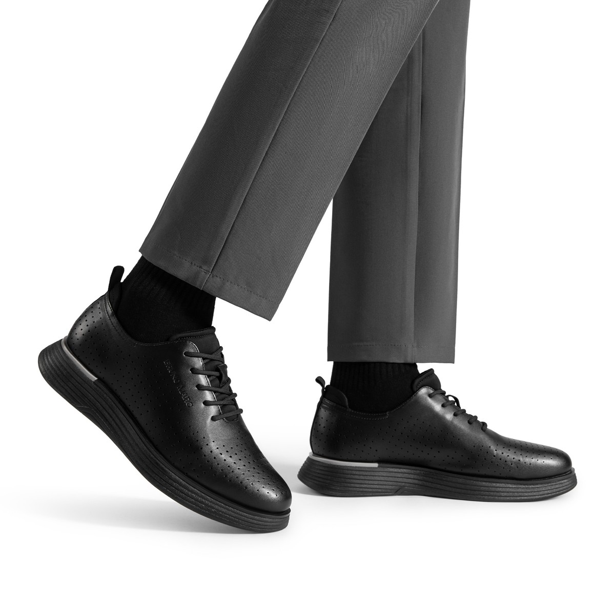⚡ Men Black-nubuck Max Flex Fashion Dress Sneakers Oxfords Classic Casual Shoes Men main image 2