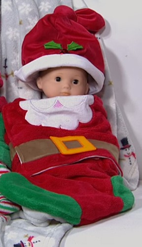 Baby Christmas Photography Props Photo Outfits Santa Set Costume Xmas Newborn - Picture 4 of 14