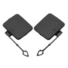 For BMW E70 X5 2007-2010 2008 Pair Rear Bumper Trailer Cover Tow Hook Cover