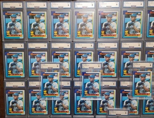 1990 Topps Ken Griffey, Jr. #336 classificato FCGS 8 quasi nuovo - Mt - Foto 4 di 10