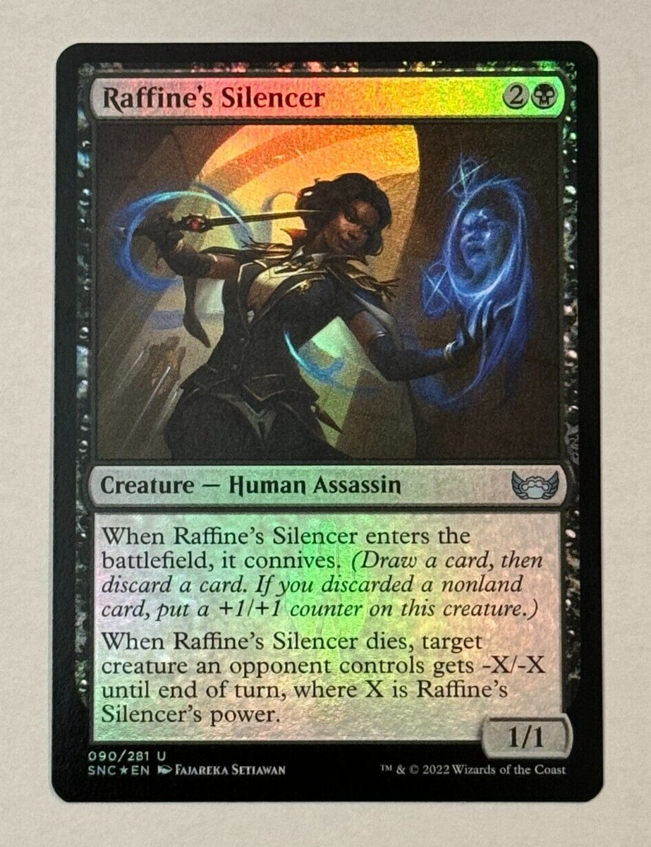 MTG SNC Streets of New Capenna Foil Raffine's Silencer - Uncommon | eBay