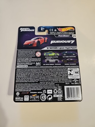Hot Wheels Premium Fast & Furious Fast Stars 5/5 W Motors Lykan Hypersport NEW - Picture 6 of 6