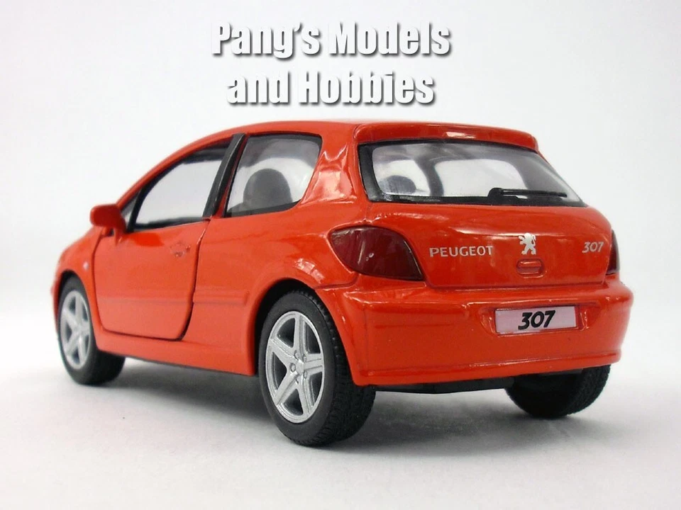 Peugeot 307 XSI 2001 modelo diecast escala 1/32 de Kinsmart - rojo Foto 4 de 4