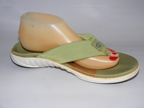 Spenco Orthotic Victoria Sage Green Women's Size 12 B Sandals Flip Flops Shoes - Picture 4 of 12