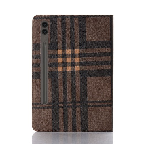 Folio Wallet Net Grid Leather Stand Smart Case Cover For Samsung Galaxy Tab - Picture 10 of 27