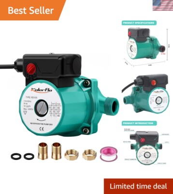 High-Performance 3/4 Inch Water Circulation Pump for Boilers & HVAC Systems