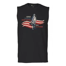 I'm a U.S. Veteran Muscle Shirt Military Patriotic American Soldier Men's