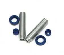 NEW STRC Aluminum Shock Bodies Lower Caps & Collar VATERRA Ascender Silver/Blue