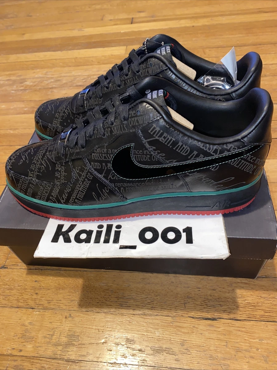 Nike Air Force 1 Premium 2010 Low Black History Month for Sale 