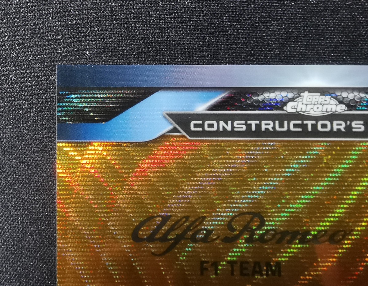 TOPPS F1 CONSTRUCTOR'S CREST 199シリ 9枚セット 2023 Topps Chrome Formula 1 F1 Alfa Romeo Constructor's