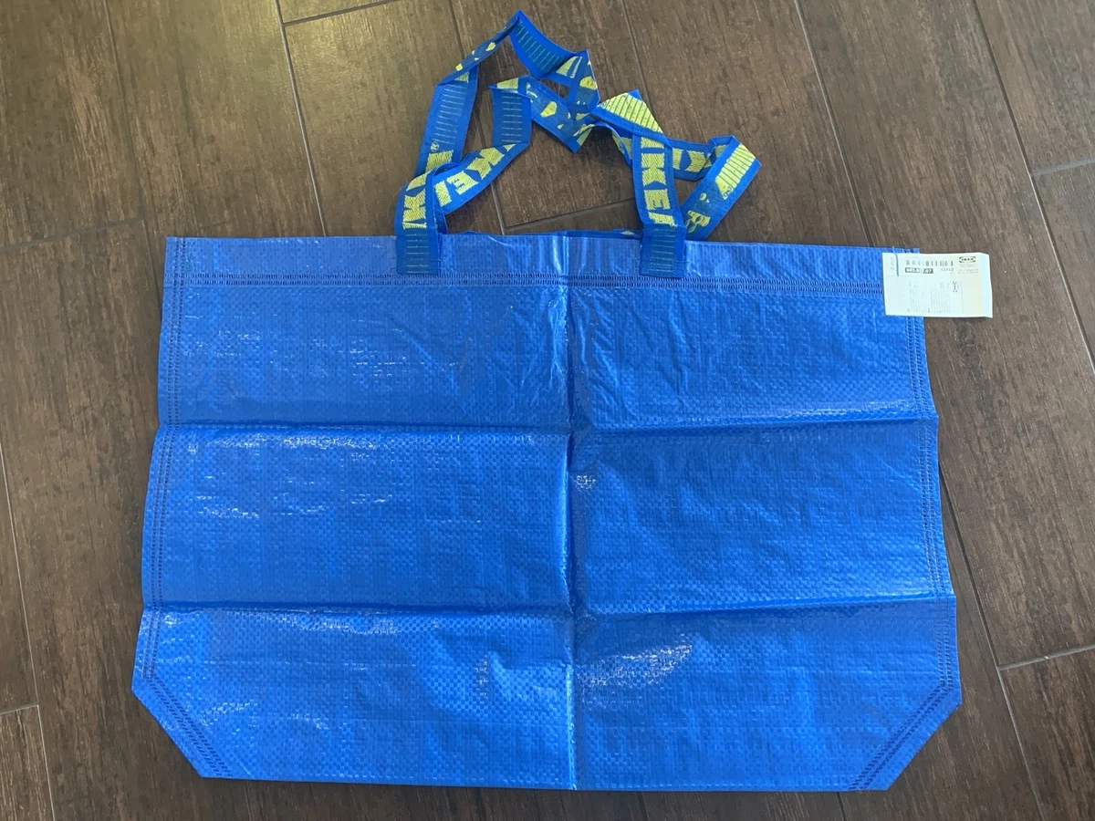 FRAKTA Shopping bag, medium, blue - IKEA