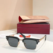 JMM ALIN High Quality Sunglasses Men Square Metal Frame Fashion Sunscreen Women