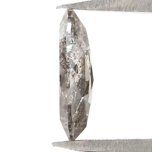 Diamante natural suelto corte marquesa 0,54 quilates 7,80 mm sal y pimienta diamante QL348 - Imagen 4 de 8
