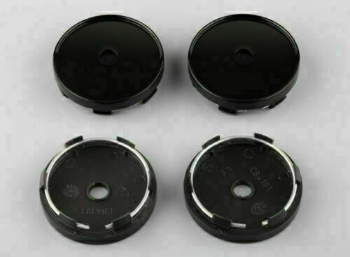 4x NEW 60mm RALLIART Sports Wheel Center Cap Badge Hub Cover BLACK OR SILVER - Foto 5 di 7