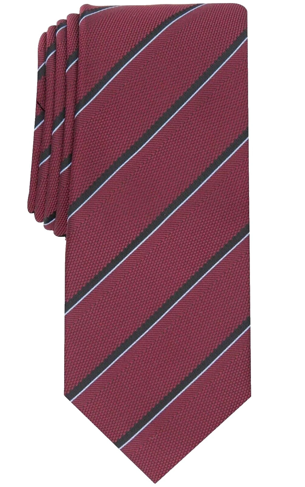 Lazos a rayas de poliéster Alfani para hombres