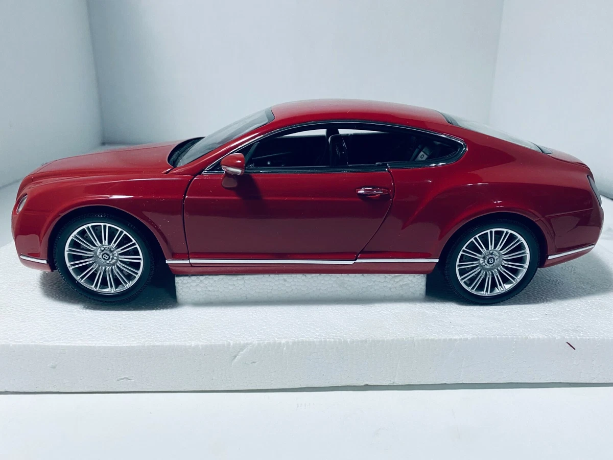 1/18 MINICHAMPS 2008 BENTLEY CONTINENTAL GT RED LHD NICE DETAIL READ