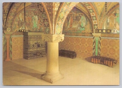 Postcard Interior of The Wartburg Near Eisenach Germany