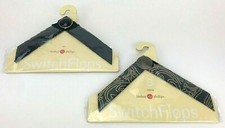 2 Pair Lindsey Phillips SwitchFlops Interchangeable Straps Ivy  Sonia Small 5/6