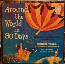AROUND THE WORLD IN 80 DAYS 4 Track 7 Inch Reel to Reel Tape st 20 Bel Canto