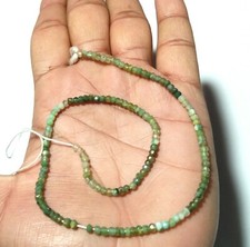 Chrysoprase Rondelle Faceted 3-3.5mm Natural Gemstone Beads 13"Inch 1 Strand