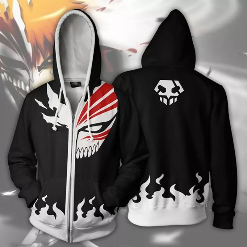 Bleach Ichigo Fullbring Form Cosplay 3D Hoodie - WackyTee