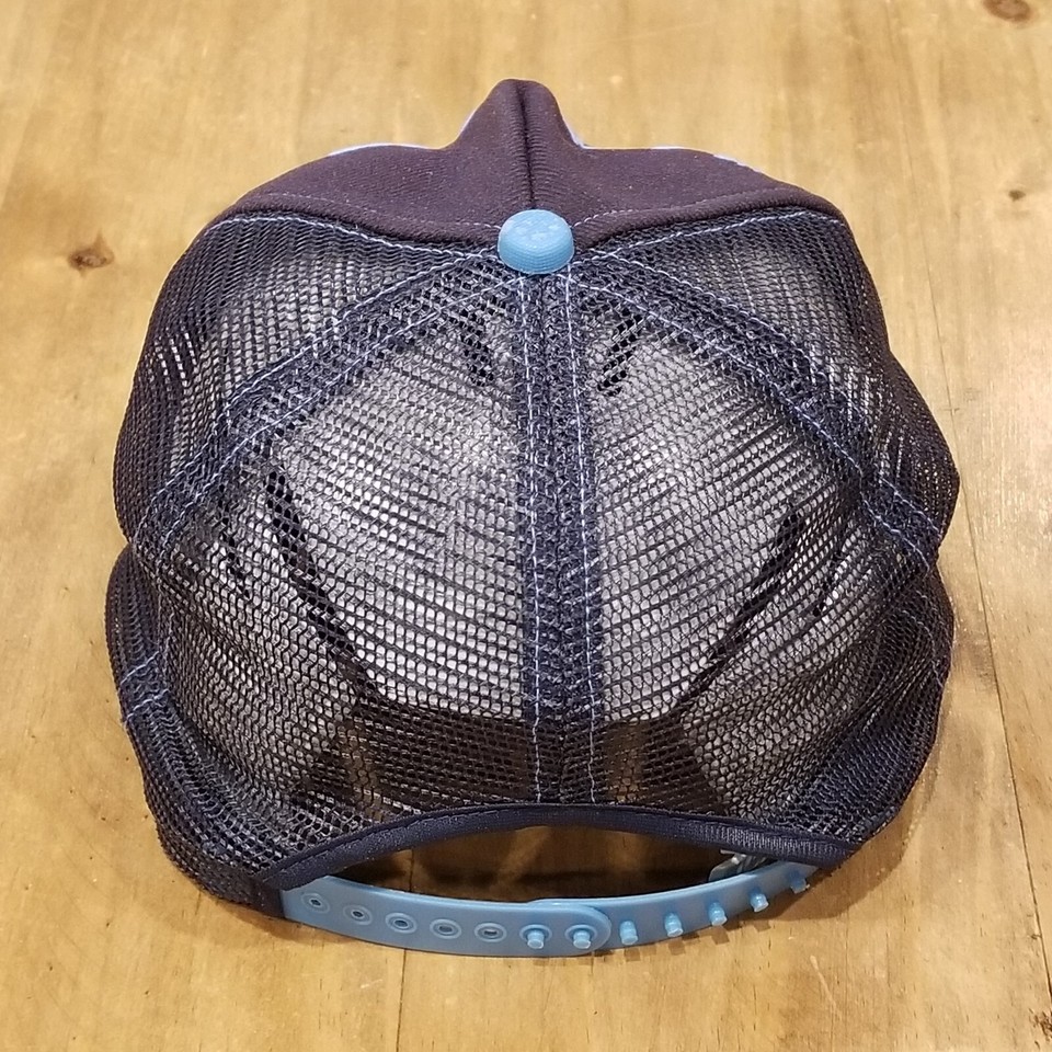 Vintage Funny Trucker Hat Cap Snapback Blue Fat Ugly Diet 80s Humor eBay