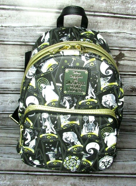 NWT Loungefly The Nightmare Before Christmas Tarot Card Slouch Backpack 
