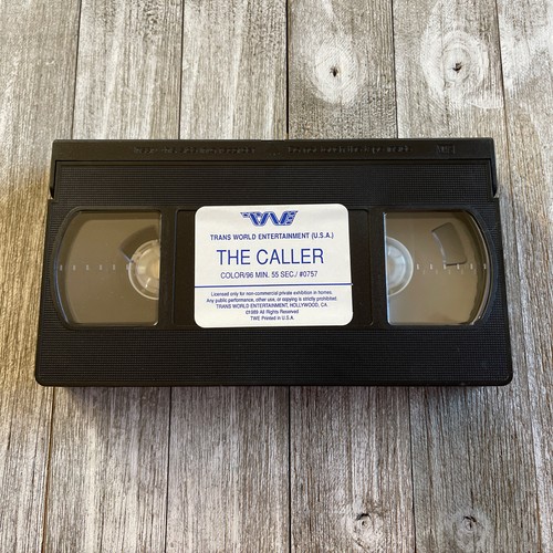 The Caller (VHS) OOP VHS Screening Copy / PROMO Malcolm McDowell RARE - Foto 3 di 3