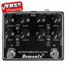 High quality Bass Effect Pedal DemonFX Microtubes D7K Ultra V2 Bass Preamp Pedal