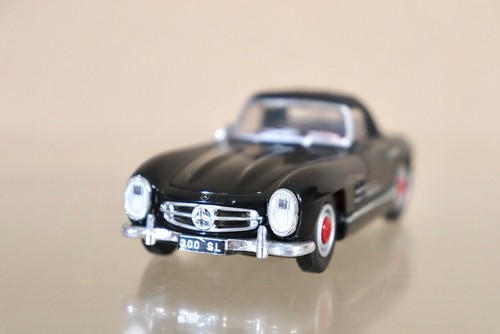 Corgi Archiv Vor Produktion Modell 03501 Mercedes Benz 300SL Roadster Schwarz Nv - Bild 6 von 10