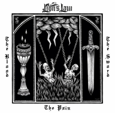 Lion's Law - The Pain, The Blood, The Sword BLACK LP BISHOPS GREEN RAZORBLADE