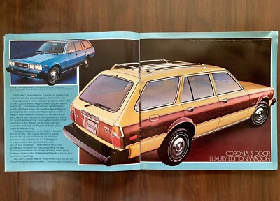 1979 Toyota Corona Sedan Wagon Liftback 18-page Original Dealer