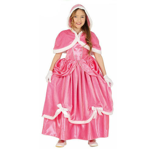 COSTUME CARNEVALE PRINCIPESSA DELLE NEVI VESTITO GUIRCA BAMBINA COLORE ROSA  | eBay