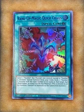 Yugioh Rank-Up-Magic Quick Chaos DLCS-EN044 Ultra Rare 1st Ed BLUE NM