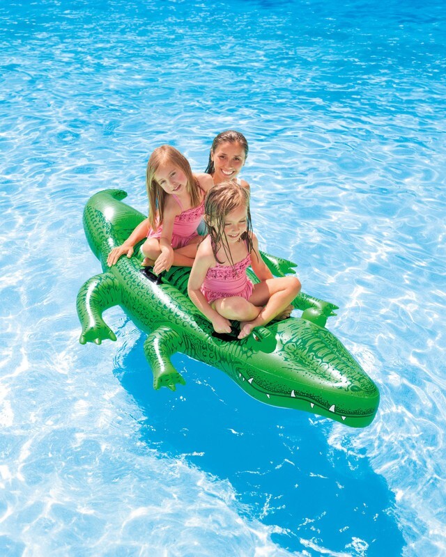 Rocotto トランポリン プール 320×360×220cm Inflatable Crocodile Ride-on by Intex #58562NP for sale