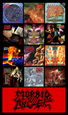 MORBID ANGEL album discography magnet (3.75