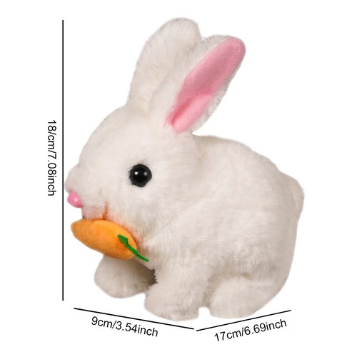 Realistic Bunny Jumping Twitching Shaking Ears Easter Gifts for Kids Bunny - Photo 11/24