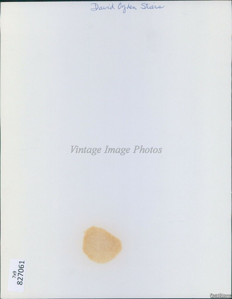 Vintage David Ogden Stiers Conductor Broadway Voice Actor Actor 7X9